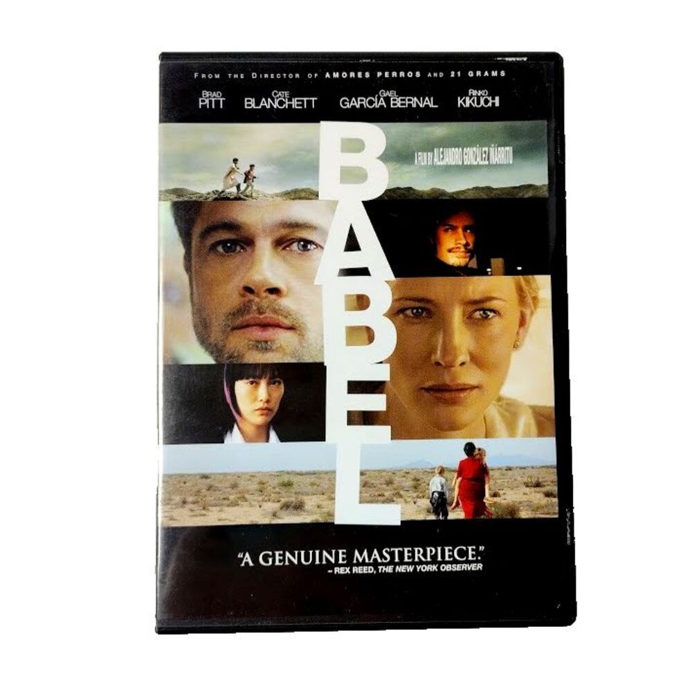 Babel DVD Movie R 2007 Drama Brad Pitt Cate Blanchett